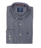 Chemise rayé bleu marron